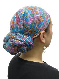 Tichel a hed covering for Jewish orthodox women
